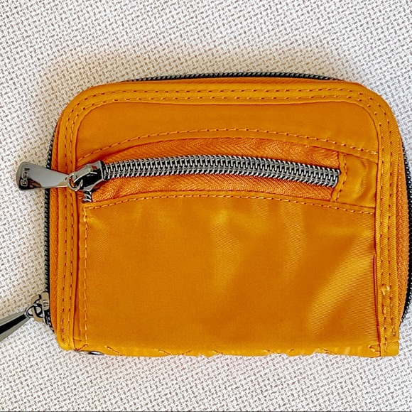 Lug Handspring Mini RFID Wallet (Amber Yellow) NWOT - Picture 2 of 4